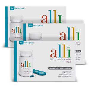 Alli 60mg 3 Pack | 84 Capsules Weight Loss Aid